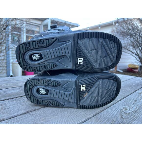DC Travis Rice double Boa Snowboard Boots 2018 mens 13 black winter snow READ!